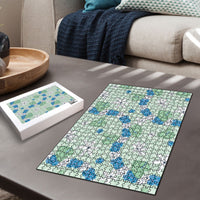 Hawaii Anthurium Tiare Pikake Lei Puzzle Omaomao Lauhala Art Pattern