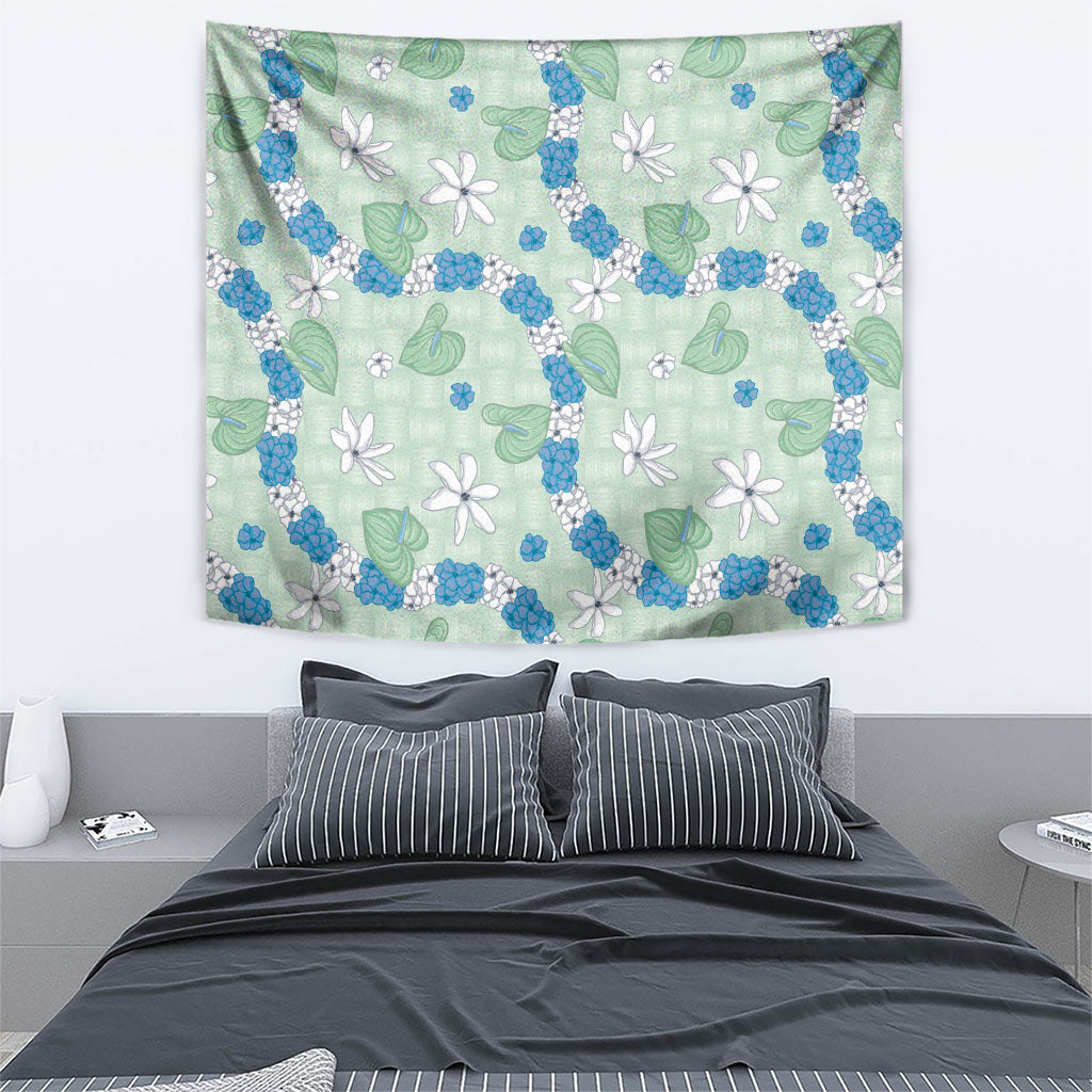 Hawaii Anthurium Tiare Pikake Lei Tapestry Omaomao Lauhala Art Pattern LT01 - Polynesian Pride