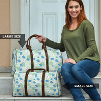 Hawaii Anthurium Tiare Pikake Lei Travel Bag Omaomao Lauhala Art Pattern LT01 - Polynesian Pride