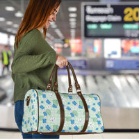Hawaii Anthurium Tiare Pikake Lei Travel Bag Omaomao Lauhala Art Pattern LT01 - Polynesian Pride