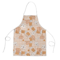 Hawaii Anthurium Tiare Pikake Lei Apron Alani Lauhala Art Pattern
