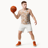 Hawaii Anthurium Tiare Pikake Lei Basketball Jersey Alani Lauhala Art Pattern