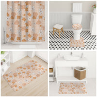 Hawaii Anthurium Tiare Pikake Lei Bathroom Set Alani Lauhala Art Pattern