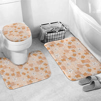 Hawaii Anthurium Tiare Pikake Lei Bathroom Set Alani Lauhala Art Pattern