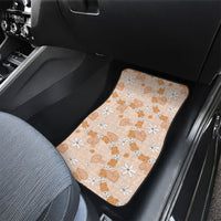 Hawaii Anthurium Tiare Pikake Lei Car Mats Alani Lauhala Art Pattern