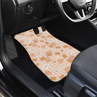 Hawaii Anthurium Tiare Pikake Lei Car Mats Alani Lauhala Art Pattern