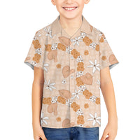 Hawaii Anthurium Tiare Pikake Lei Family Matching Long Sleeve Bodycon Dress and Hawaiian Shirt Alani Lauhala Art Pattern