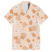 Hawaii Anthurium Tiare Pikake Lei Family Matching Mermaid Dress and Hawaiian Shirt Alani Lauhala Art Pattern