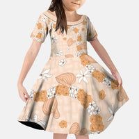 Hawaii Anthurium Tiare Pikake Lei Family Matching Tank Maxi Dress and Hawaiian Shirt Alani Lauhala Art Pattern