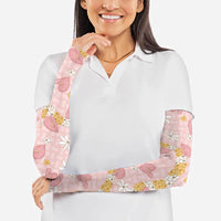 Hawaii Anthurium Tiare Pikake Lei Arm Sleeves Akala Lauhala Art Pattern