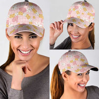Hawaii Anthurium Tiare Pikake Lei Classic Cap Akala Lauhala Art Pattern