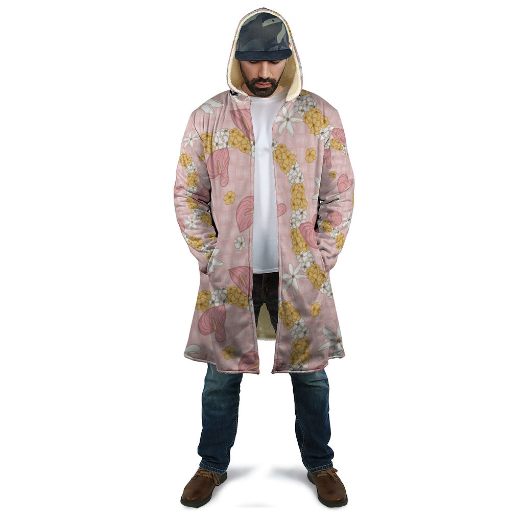 Hawaii Anthurium Tiare Pikake Lei Cloak Akala Lauhala Art Pattern