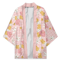 Hawaii Anthurium Tiare Pikake Lei Kimono Akala Lauhala Art Pattern