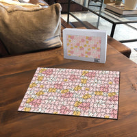 Hawaii Anthurium Tiare Pikake Lei Puzzle Akala Lauhala Art Pattern