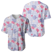 Hawaii Anthurium Tiare Pikake Lei Baseball Jersey Poni Lauhala Art Pattern LT01 - Polynesian Pride