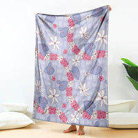 Hawaii Anthurium Tiare Pikake Lei Blanket Poni Lauhala Art Pattern
