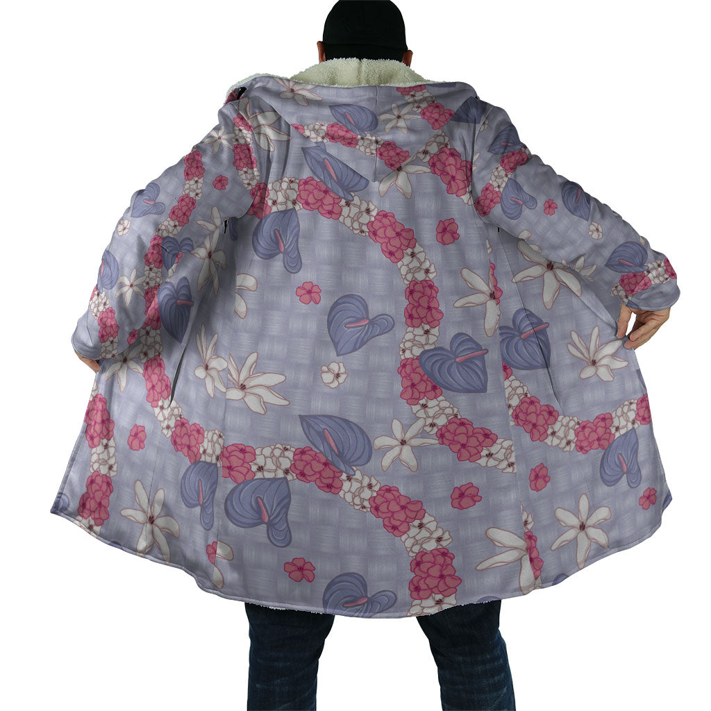 Hawaii Anthurium Tiare Pikake Lei Cloak Poni Lauhala Art Pattern LT01 - Polynesian Pride
