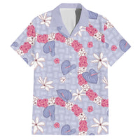 Hawaii Anthurium Tiare Pikake Lei Hawaiian Shirt Poni Lauhala Art Pattern