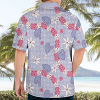 Hawaii Anthurium Tiare Pikake Lei Hawaiian Shirt Poni Lauhala Art Pattern