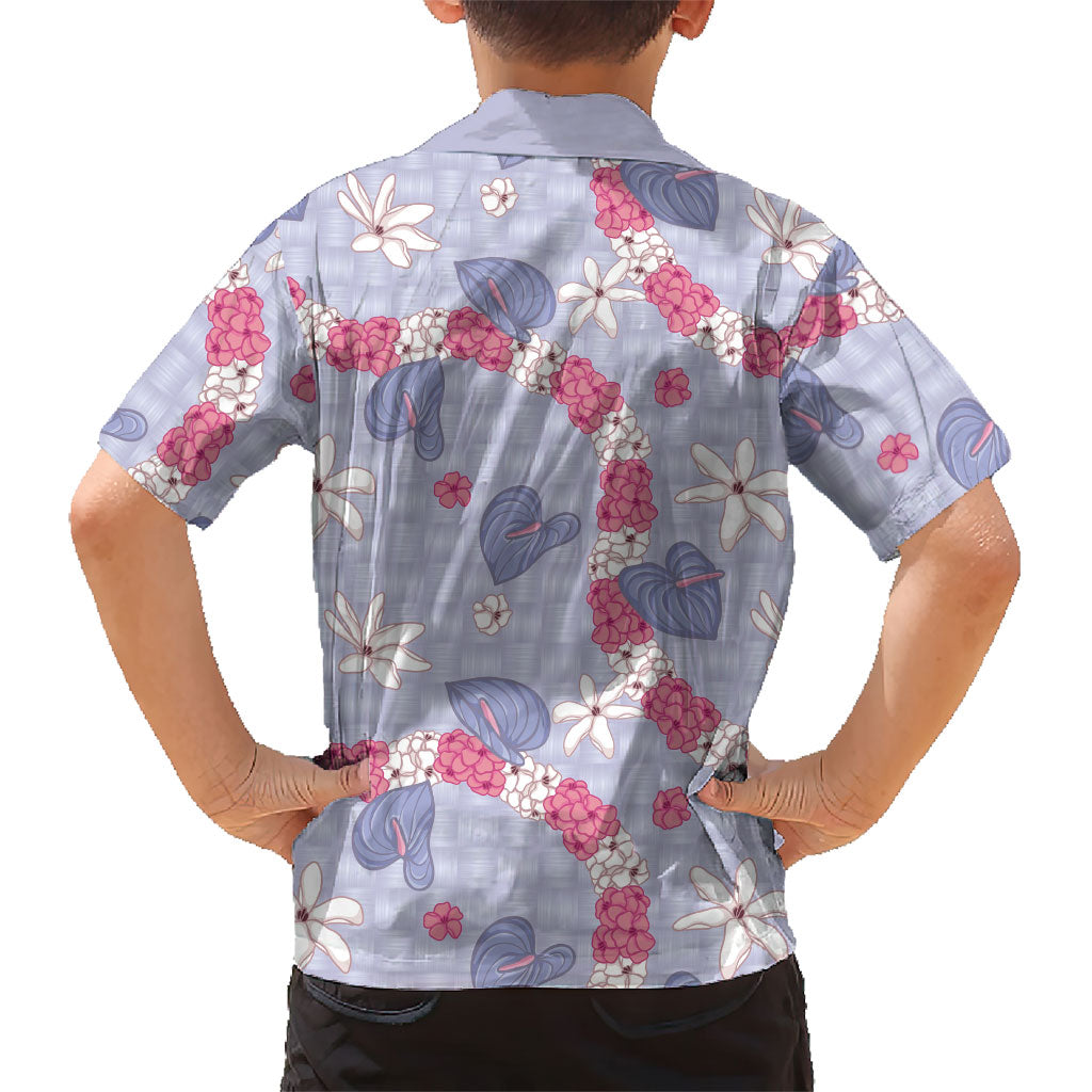 Hawaii Anthurium Tiare Pikake Lei Hawaiian Shirt Poni Lauhala Art Pattern