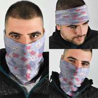Hawaii Anthurium Tiare Pikake Lei Neck Gaiter Poni Lauhala Art Pattern