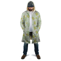 Hawaii Anthurium Tiare Pikake Lei Cloak Sage Green Lauhala Art Pattern