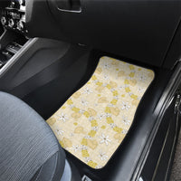 Hawaii Anthurium Tiare Pikake Lei Car Mats Melemele Lauhala Art Pattern LT01 - Polynesian Pride