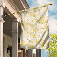 Hawaii Anthurium Tiare Pikake Lei Garden Flag Melemele Lauhala Art Pattern LT01 House Flag Yellow - Polynesian Pride