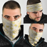 Hawaii Anthurium Tiare Pikake Lei Neck Gaiter Melemele Lauhala Art Pattern LT01 - Polynesian Pride