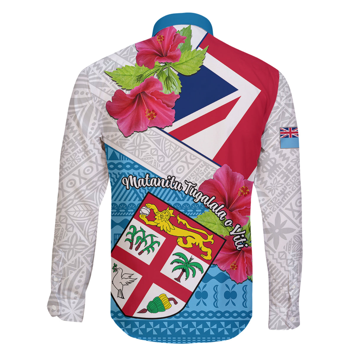 Fiji Day Family Matching Tank Maxi Dress and Hawaiian Shirt Fijian Hibiscus Special Version LT01 - Polynesian Pride