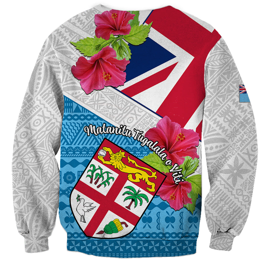 Fiji Day Sweatshirt Fijian Hibiscus Special Version LT01 - Polynesian Pride