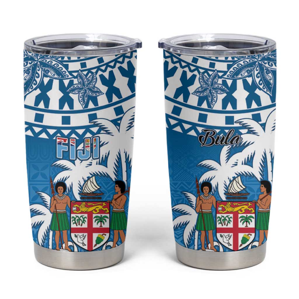 Fiji Tumbler Cup Bula Fijian Tapa Pattern