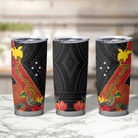 Papua New Guinea Tumbler Cup Bird Of Paradise With Tropical Flower