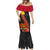 Personalised Papua New Guinea Mermaid Dress Bird Of Paradise With Tropical Flower LT01 - Polynesian Pride