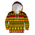 Custom Hawaii Christmas Kid Hoodie Hawaiian Quilt Pattern Reggae Version LT01 Art - Polynesian Pride