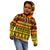 Custom Hawaii Christmas Kid Hoodie Hawaiian Quilt Pattern Reggae Version LT01 - Polynesian Pride