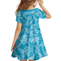Tahiti Ninamu Tiare Floral Family Matching Off Shoulder Short Dress and Hawaiian Shirt Monstera Palm Tropical Leaves - Polynesian Pride