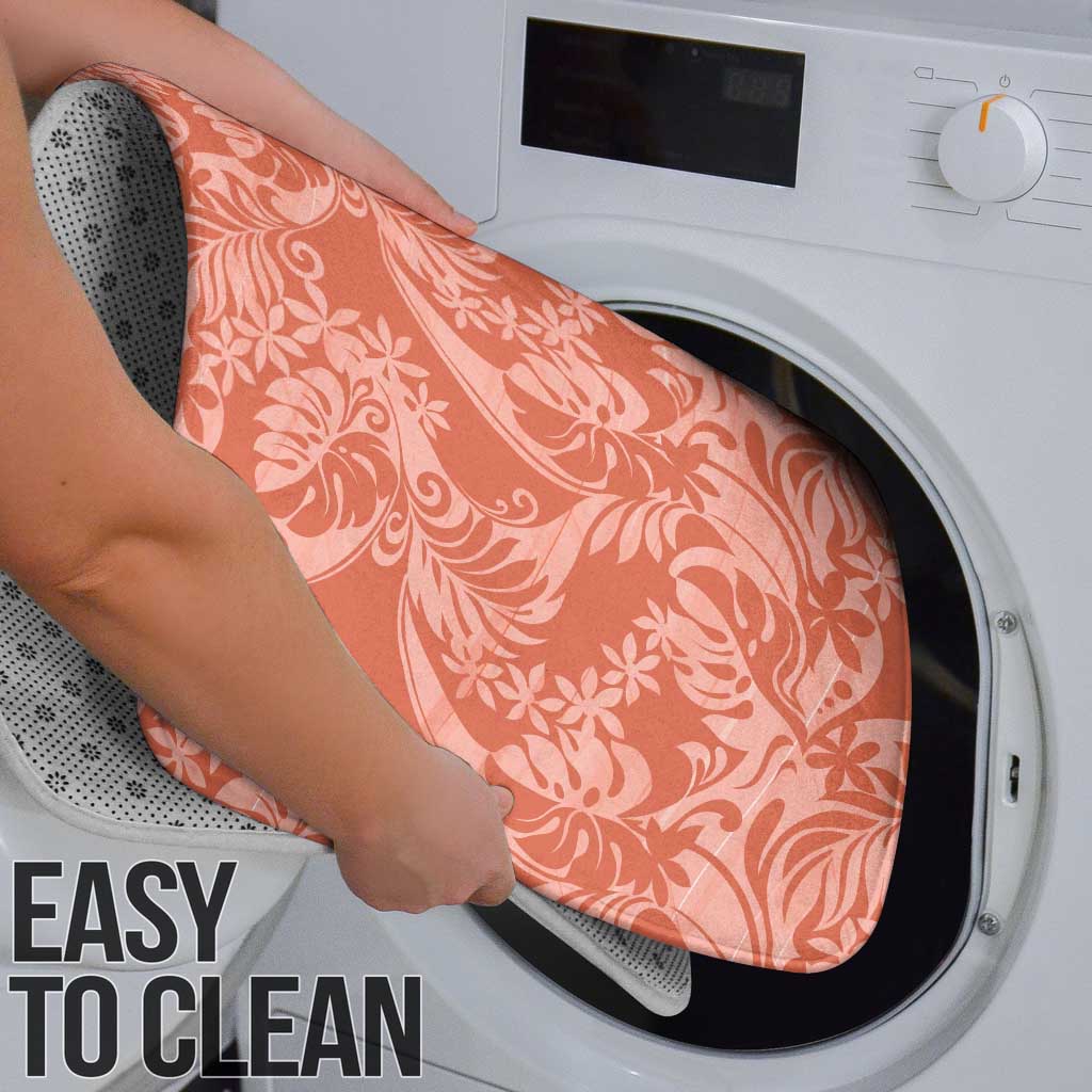 Tahiti Puatou Tiare Floral Bathroom Set Monstera Palm Tropical Leaves - Polynesian Pride