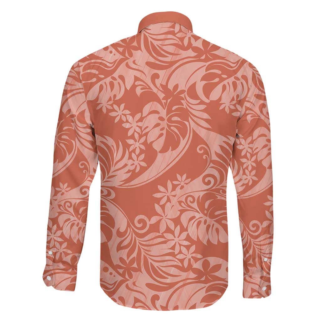 Tahiti Puatou Tiare Floral Family Matching Mermaid Dress and Hawaiian Shirt Monstera Palm Tropical Leaves LT01 - Polynesian Pride