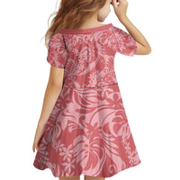 Tahiti Tarona Tiare Floral Family Matching Off Shoulder Short Dress and Hawaiian Shirt Monstera Palm Tropical Leaves - Polynesian Pride