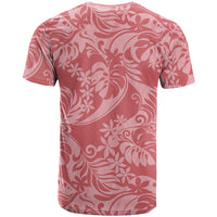 Tahiti Tarona Tiare Floral T Shirt Monstera Palm Tropical Leaves - Polynesian Pride