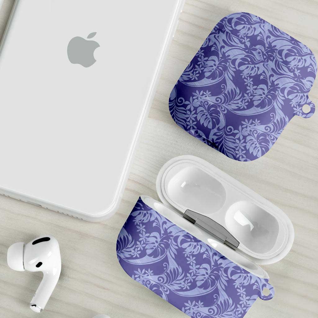 Tahiti Vareau Tiare Floral AirPods Case Monstera Palm Tropical Leaves - Polynesian Pride