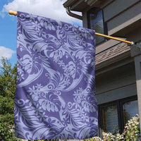 Tahiti Vareau Tiare Floral Garden Flag Monstera Palm Tropical Leaves - Polynesian Pride