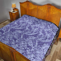 Tahiti Vareau Tiare Floral Quilt Monstera Palm Tropical Leaves - Polynesian Pride