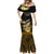 Hawaii Mermaid Dress Polynesian Shark with Kakau Gold Version LT01 - Polynesian Pride