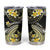 Hawaii Tumbler Cup Polynesian Shark with Kakau Gold Version