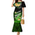 Hawaii Mermaid Dress Polynesian Shark with Kakau Green Version LT01 Women Green - Polynesian Pride