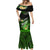 Hawaii Mermaid Dress Polynesian Shark with Kakau Green Version LT01 - Polynesian Pride