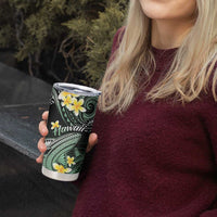 Hawaii Tumbler Cup Polynesian Shark with Kakau Green Version