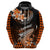 Hawaii Hoodie Polynesian Shark with Kakau Orange Version LT01 - Polynesian Pride